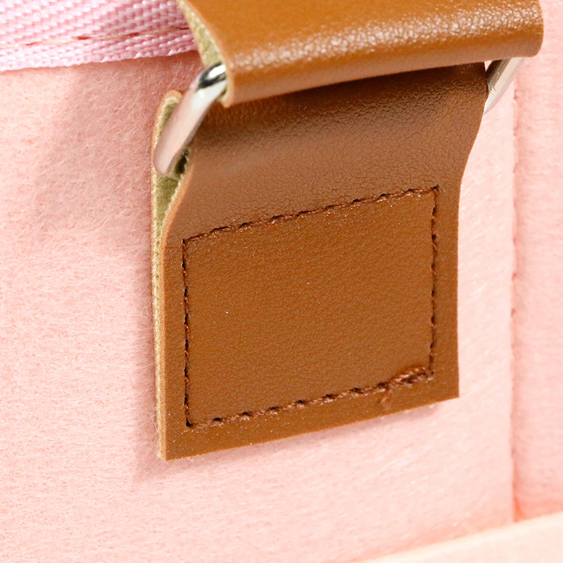 Custom Or Standard Wholesale Price Handle Stroller Organizer Felt Baby Diaper Caddy