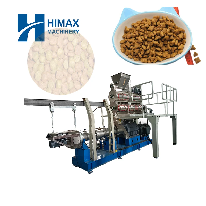 Industrial Pet Food Processing Machine Pet Pellet Food Extruder Machine Pet Feed Manufacturing Machine Plant