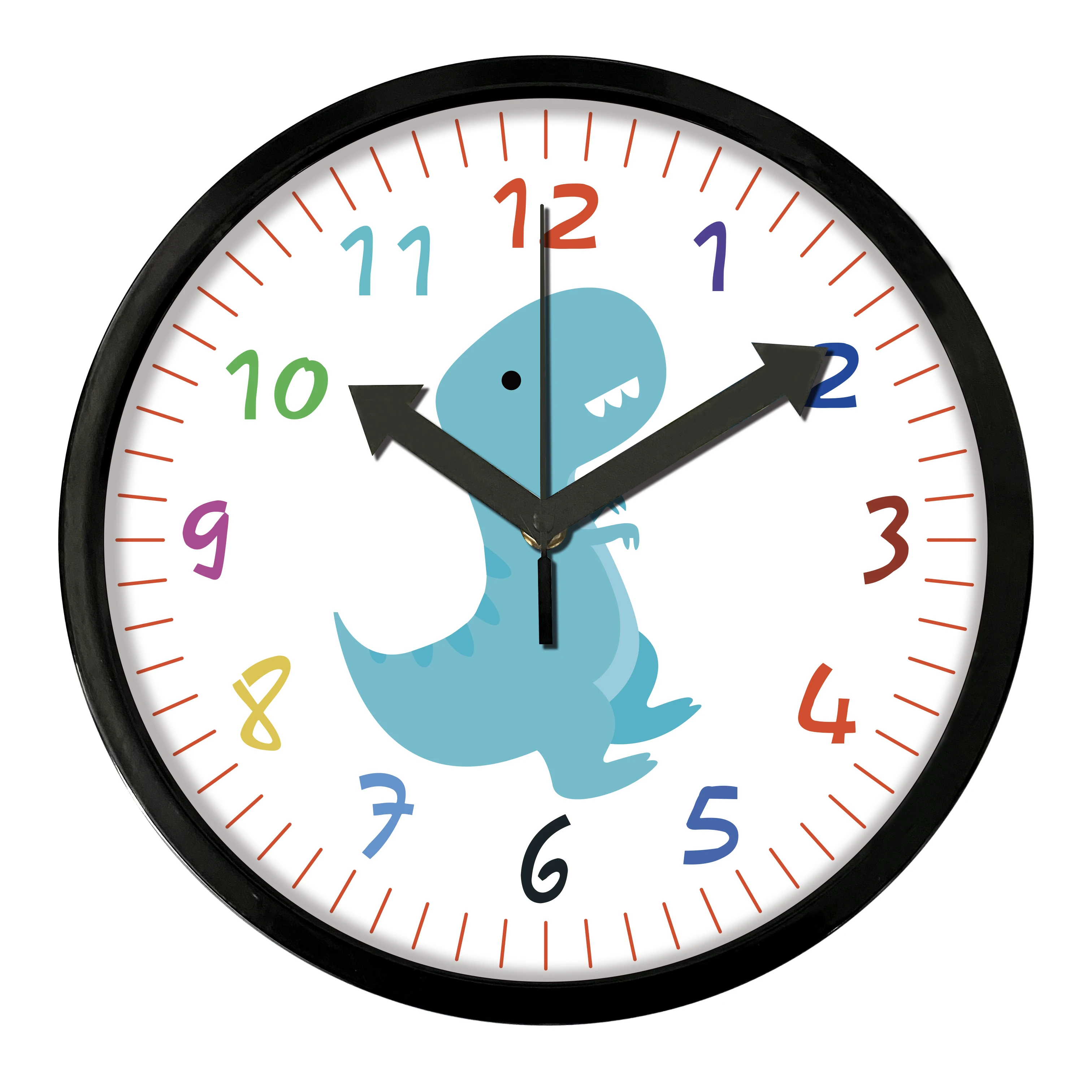 10 inch Children Cute Design Metal Wall Clock For Kids