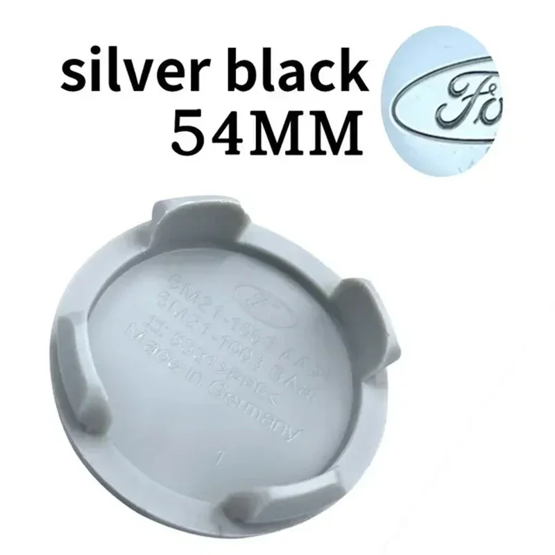 54mm Black snake Blue Car Wheel Center Caps Hubcap Car Rims Cover For Focus Fusion Fiesta Mustang ST F-150 Mondeo GT