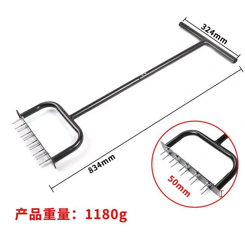 Standing garden soil lawn orchard loosening soil nail aerator Soil plow