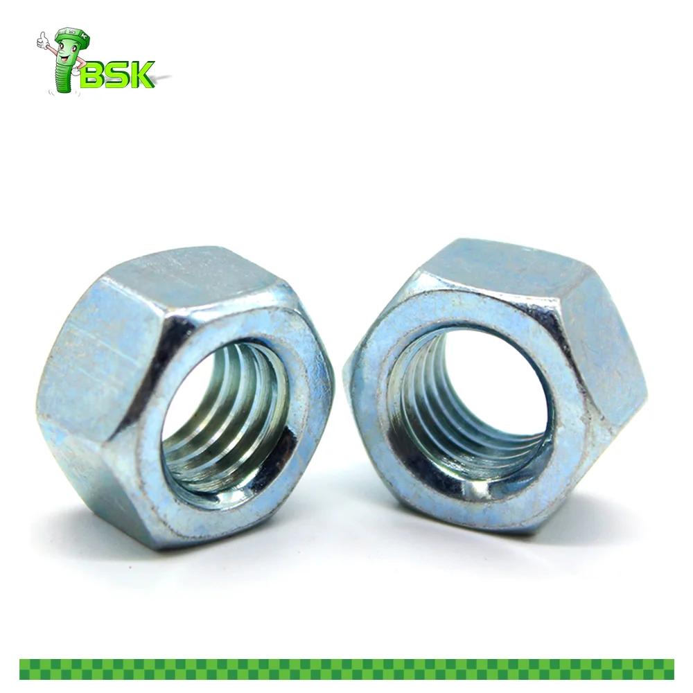 ISO 4032 DIN 14399-3 DIN934 Galvanized Hex Nut Chinese Manufacturers Exports 4.8 8.8 10.9 Black Oxide Hex Nuts