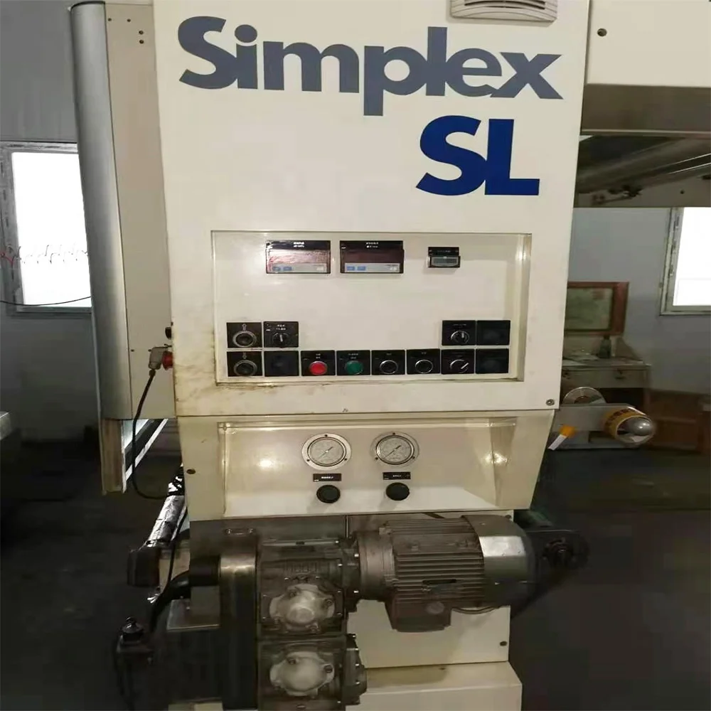 
used Simplex SL L 1300 types solventless laminating Machine made in Italy 