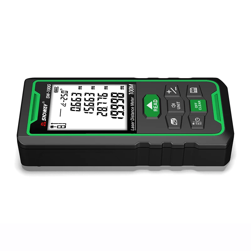  SNDWAY Новый карманный портативный 50 м высокоточный лазерный дальномер SW-50G модуль для измерения