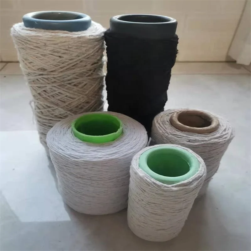 Recycled cotton yarn for cloth or mop
