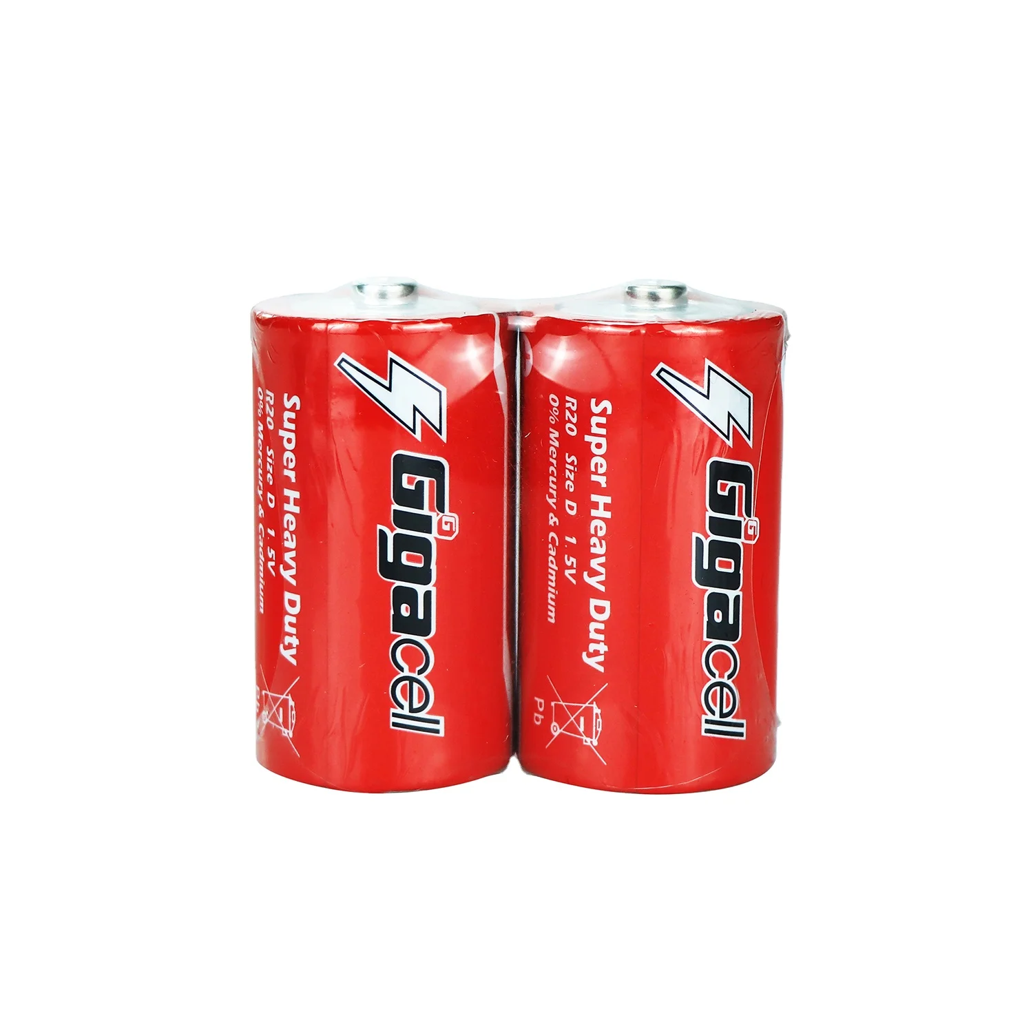 Size D battery Carbon Zinc R20 battery