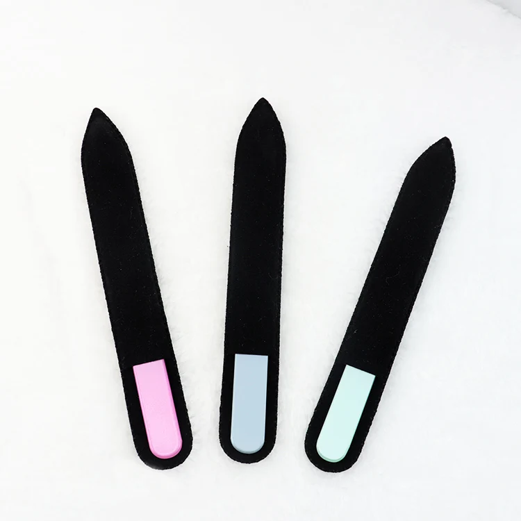 Ziri Factory Wholesale Manicure Nail tools Crystal Glass Nail Files 180/180 grit for Nail Art