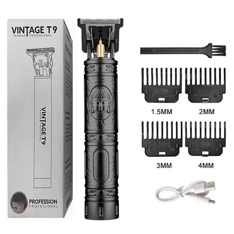 Professional Hair Clipper Powerful Lithium Battery USB Chargeable Trimmer LED Display Home Man Beard Shaver Hair Cutting Machine