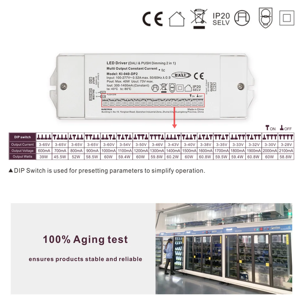 Modern hotel ceiling luxury lamp driver DALI2 DT8 Tc Tunable White led light driver for living room home led ceiling lamp