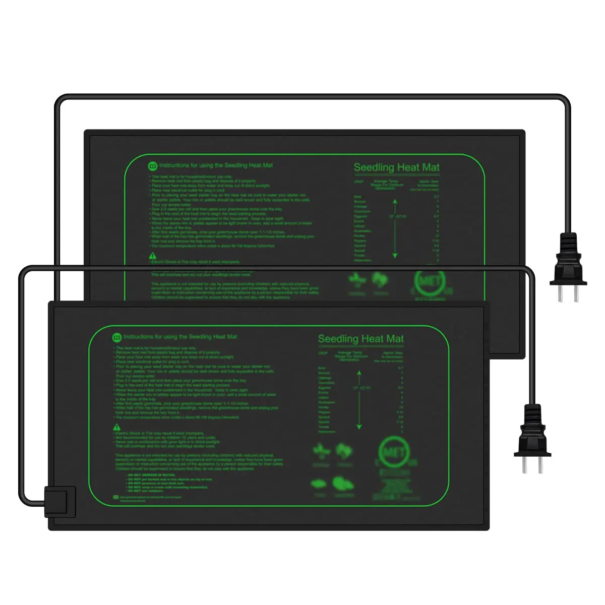 Seed Starting Waterproof Heating Pad Indoor Plants Germination Seedling Heat Mat