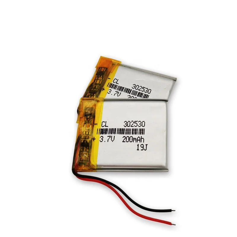 Rechargeable 302530 3.7V 180mAh 032530 Small Size Li Polymer Battery Pack with Pcm