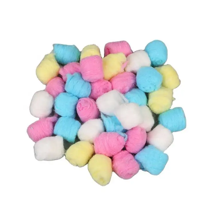 100% Cotton Colored Absorbent Cotton Ball