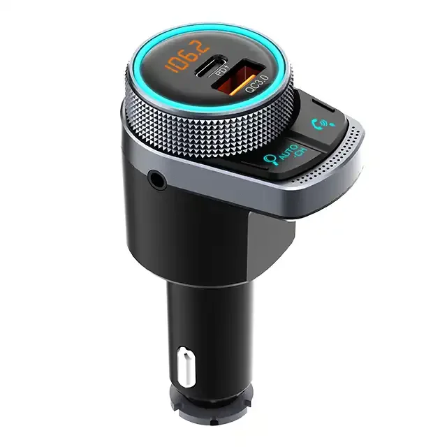 C80 FM-передатчик, Автосканирование, USB QC 3,0 PD 20 Вт Type C, быстрая зарядка, автомобильное зарядное устройство, Bluetooth, 5,1, громкой связи, Автомобильный FM-модулятор