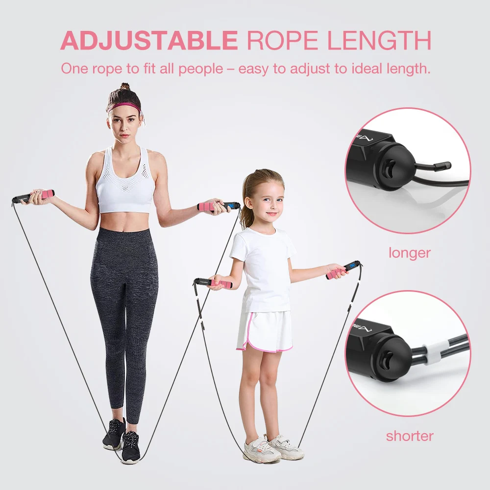 Customized logo skipping rope calorie consumption counting skipping rope adult sports skipping rope