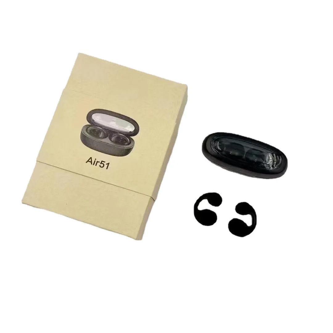 Air51 Wireless Bone Conduction Headphones Ear Clip Earphones HiFi Sound Ear Ring Style Waterproof Air51 TWS Earbuds