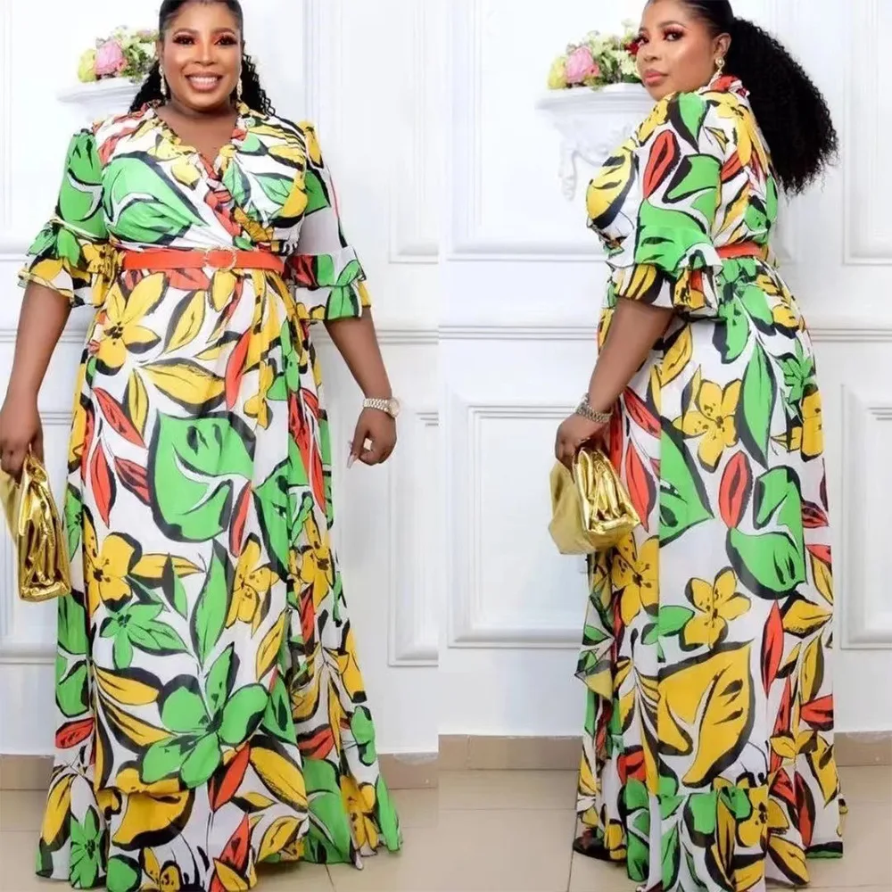 Africa Women Plus Size Dress African Ladies Long Dress Factory Price Wholesale