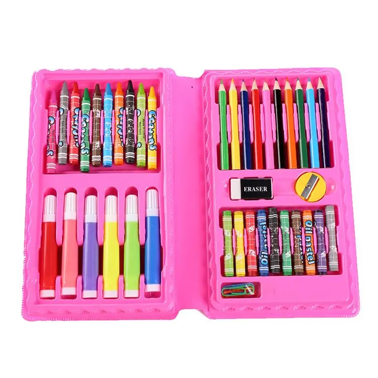150 Piece Children's Permanent Brush Watercolor Pen Set Color Crayon Art Graffiti Diy Painting Tool Washable Marker for Kids