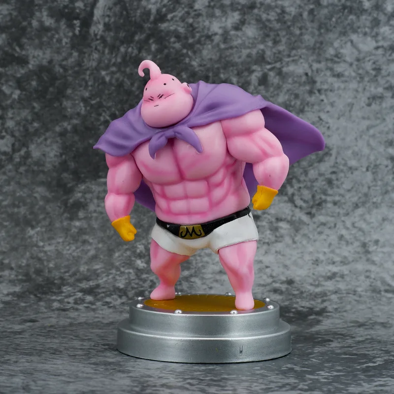 XR 15.5cm Anime Dbz Majin Buu Muscle Action Figure Pvc Goku Model Toy For Gifts
