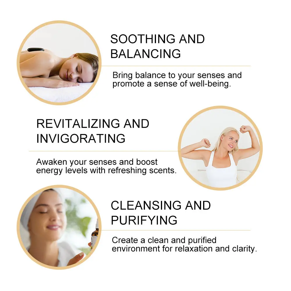 100% чистый органический 10 мл Ароматический диффузор набор эфирных масел розмариновое масло перечной мяты для сна спа-свеча