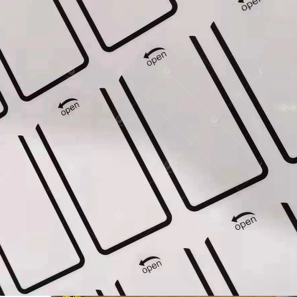 Custom Plastic Transparent stickers Resealable Wet Wipes Adhesive Package Stickers