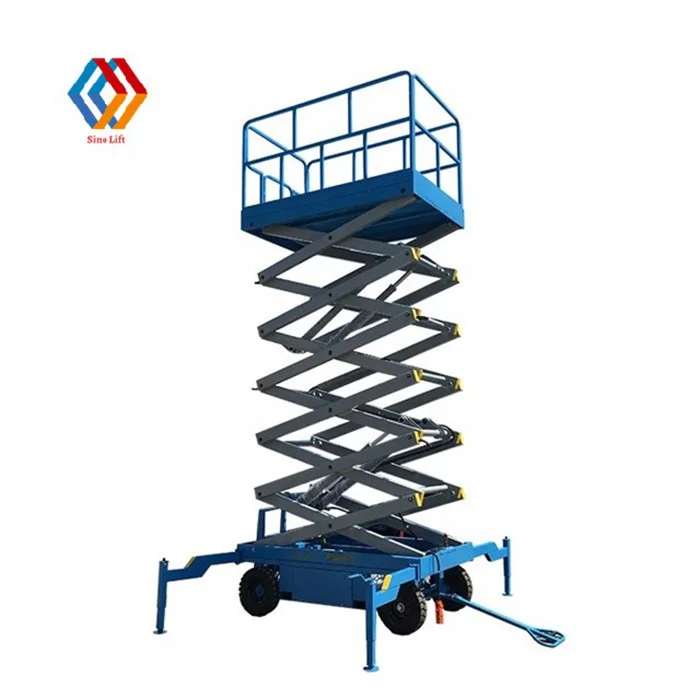 Sinolift надземная Рабочая платформа ножничный подъемник стол для крытого стадиона в тренажерном зале