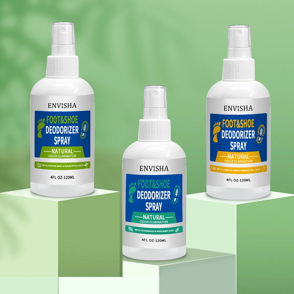 Strong Effective Natural Cooling Odor Neutralizing Shoe Deodorizer Foot Spray And Shoe Odor Eliminator For Men And Women