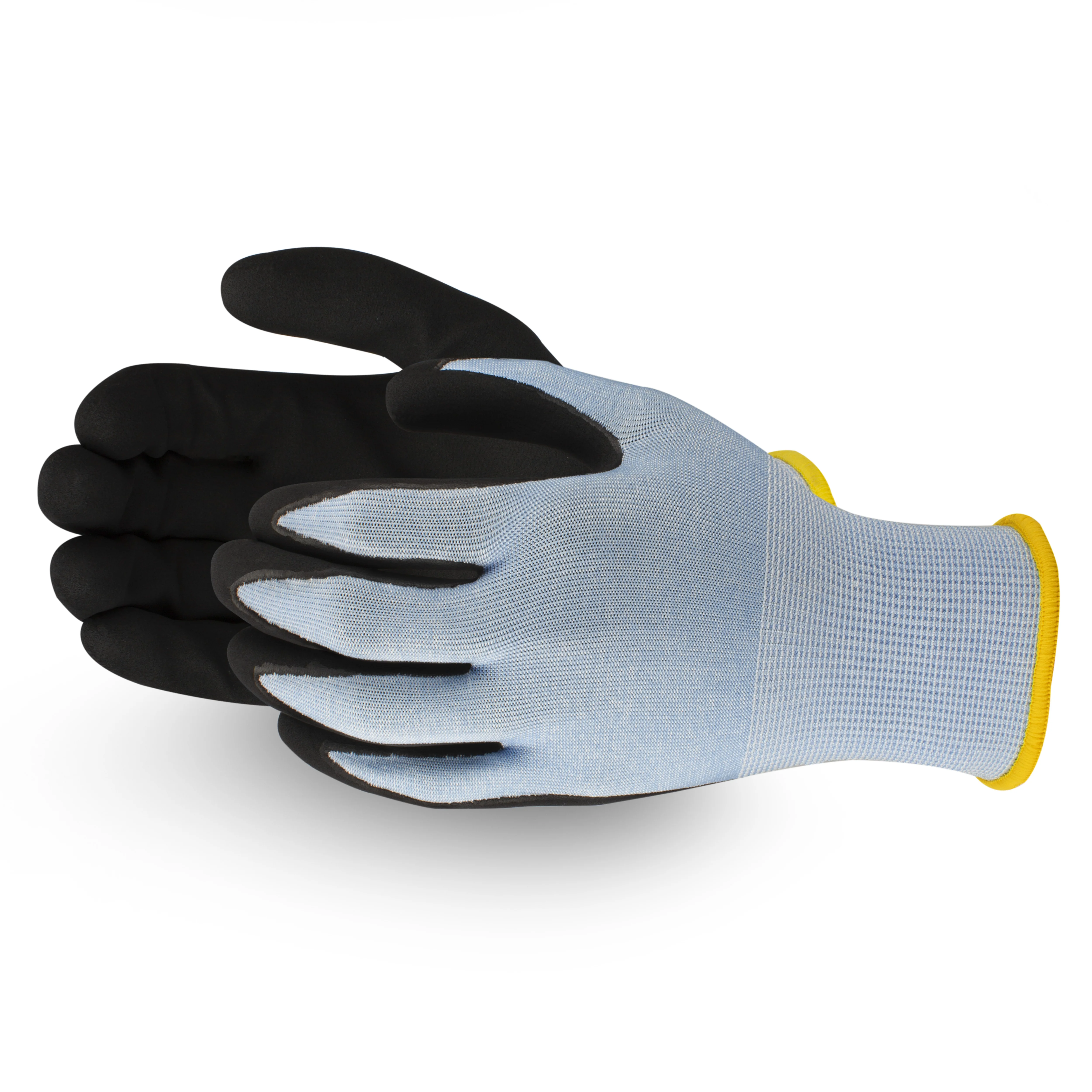 
safety nitrile coated work logo resistant cut gloves 