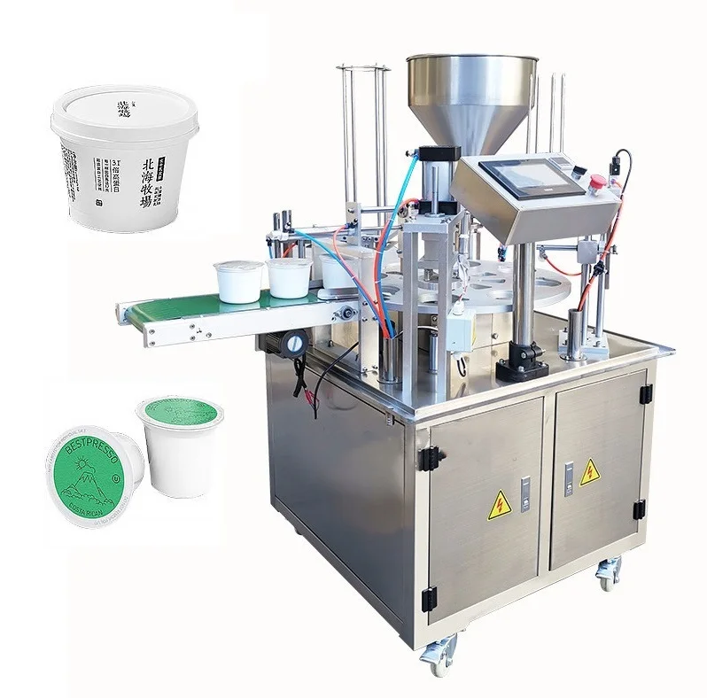 Honey Spoon Filling Sealing Machine Rotation Honey Plastic Spoon Packaging Machine 1~20g