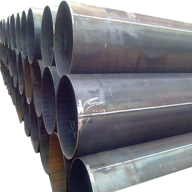 Construction Large diameter High Strength 0.8 - 12.75 mm Hot Rolled Spiral Welded Round Carbon Steel Pipe
