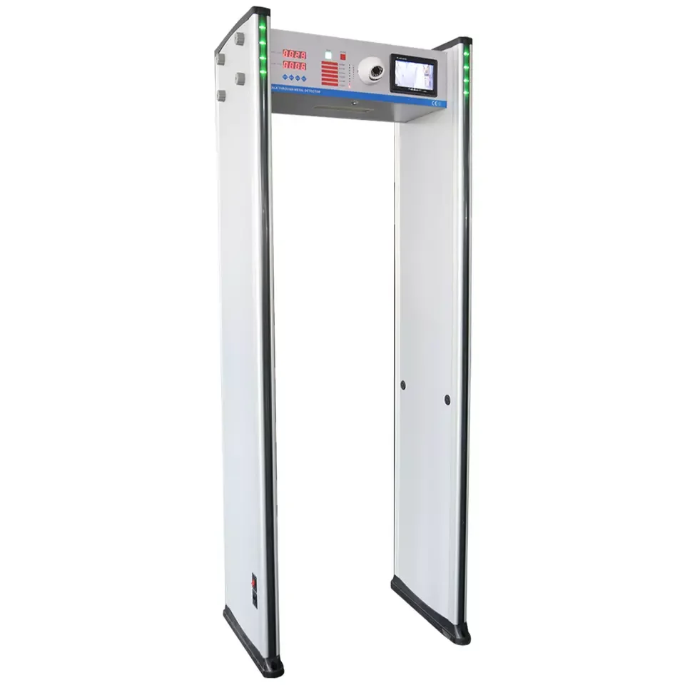 UNIQSCAN 6 zones walk through metal detector with cctv camera High Sensitivity Metal Detector Gate For Airport Check arch metal
