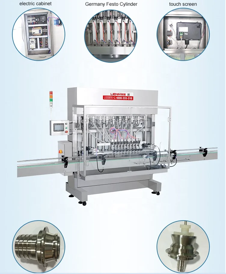 Automatic Hand Sanitizer Shampoo Liquid Soap Dishwashing Liquid Filling Capping Labeling Machine Hand Sanitizer Line 100ml-5L