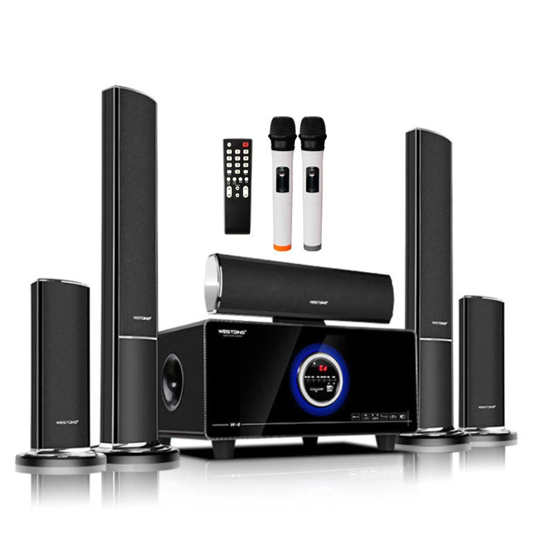  Vofull Беспроводная Hifi Super Bass караоке Большая музыка DVD Soundbar динамик система для cine en casa 5 1