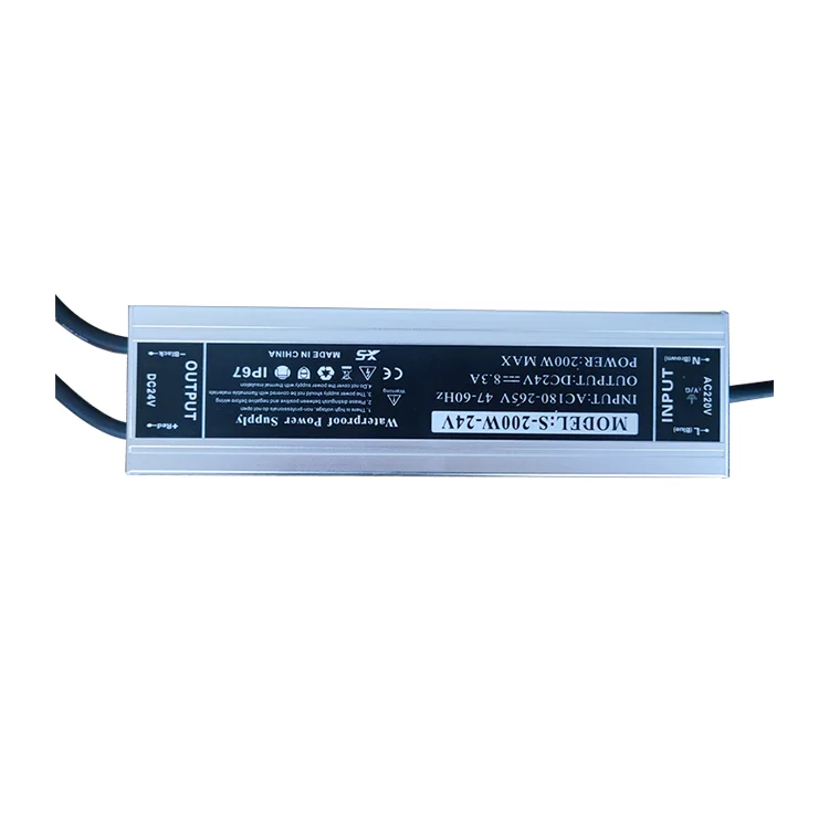 Led Power Supply Adaptor Isolation Constant Voltage 200w Waterproof Power Supply