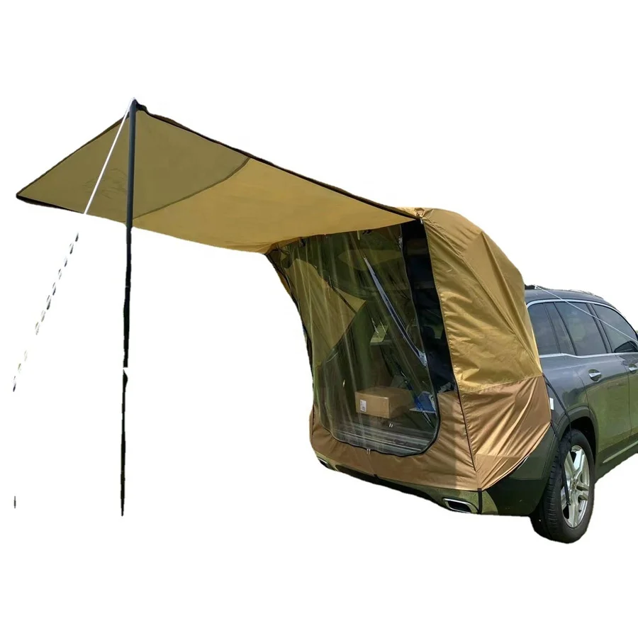 Glamping SUV Car Awning Rear Tent Tail Shade for Travelling and Camping