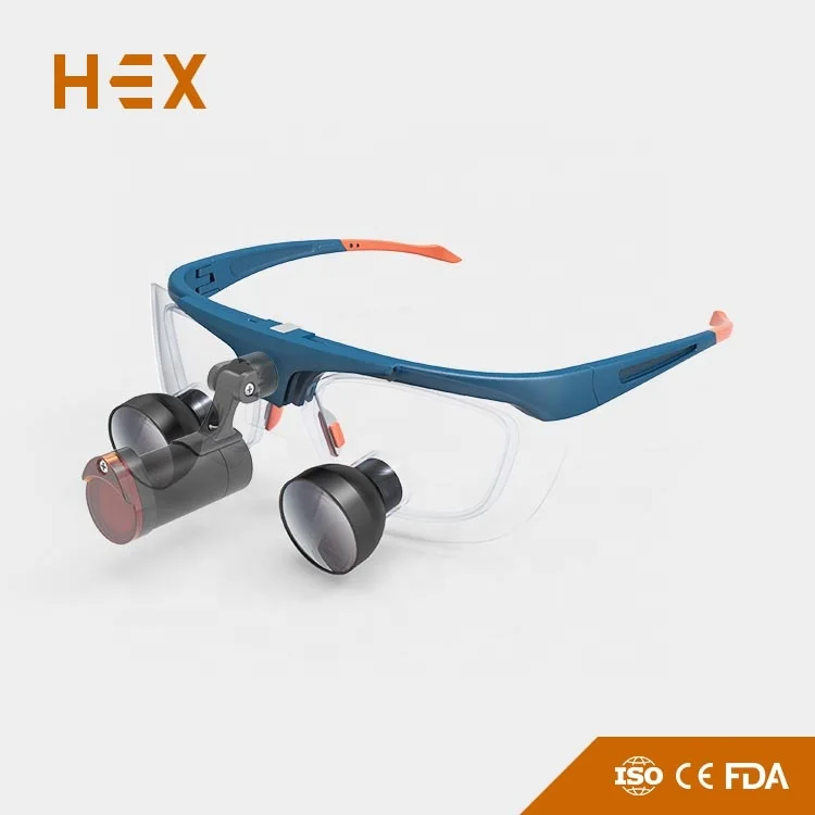 
FD-504G 2.3X Стоматологическая Налобная лампа ENT Medical TTL Galileo бинокулярная хирургическая Лупа 