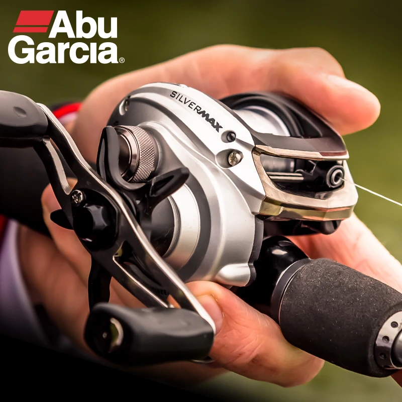 Abu Garcia SMAX3 Baitcasting Fishing Reel Dual Brake Max Drag 8kg Gear Ratio 6.4:1 5+1BB Ultralight 207g Casting fishing Reels