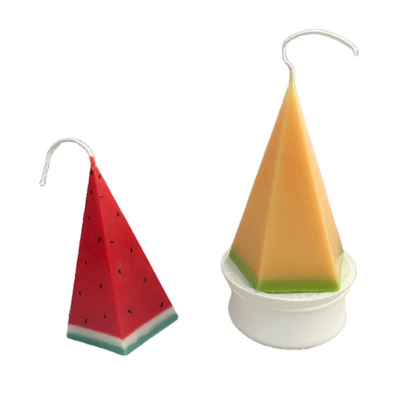 Private Label Luxury Fruit Pyramid Scented Candle Christmas Gift Classic Novelty Scented Candles Taper Home Decoration