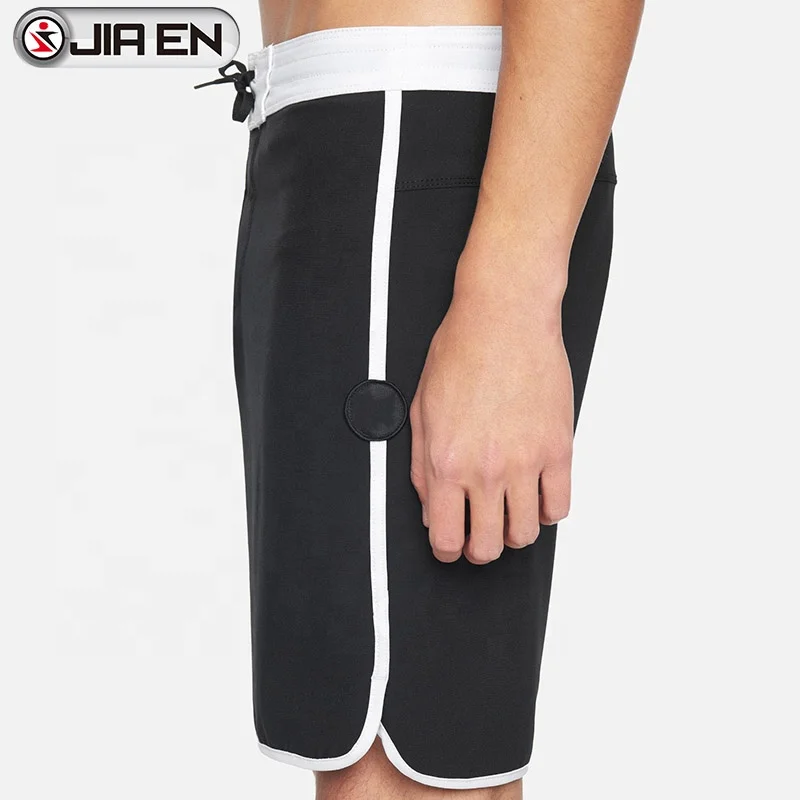 Custom Summer Stretch Fabric Boardshort Wholesale Mans Plain Board Shorts Color Green