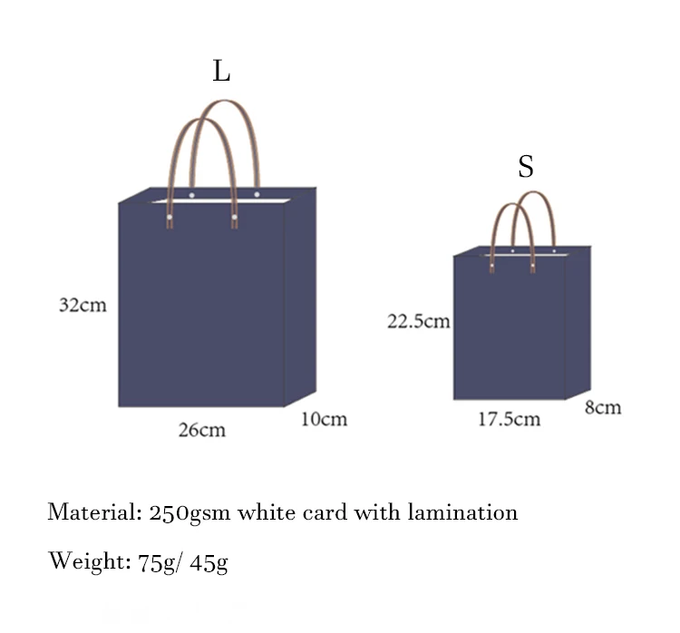 Wholesale high quality printed paper bag shopping bag with rivet and flat handle