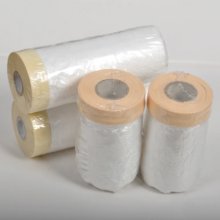 DIY paint protection plastic pre taped masking film
