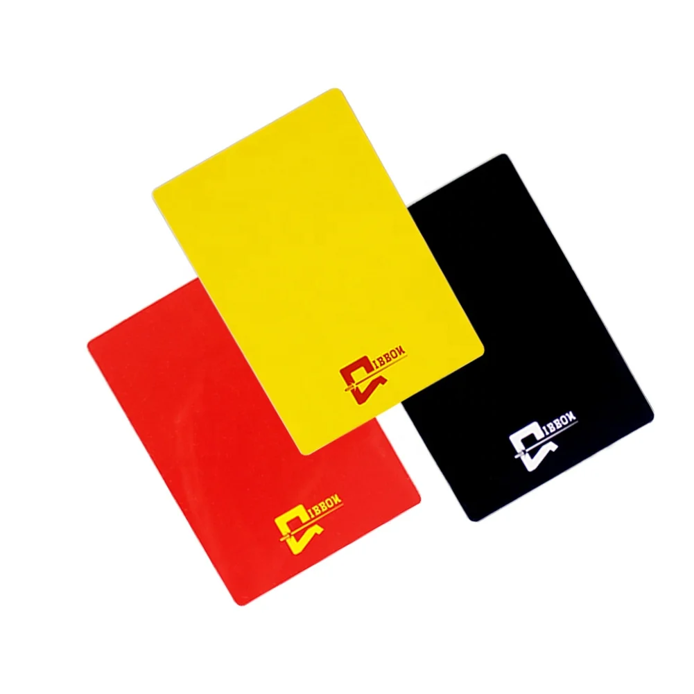 GIBBON ET-751140 Cheap Price Warning Referee Red And Yellow Cards  Football Soccer Instructor Accessories