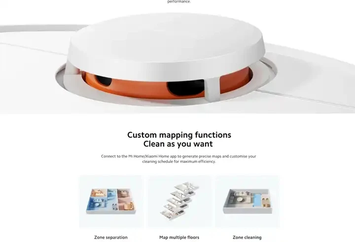 Global Xiaomi Robot Vacuum Cleaner S10 Floor Cleaning Sweeping Vaccum Cleaner with Mi Home APP Control Smart Robot Vacuum