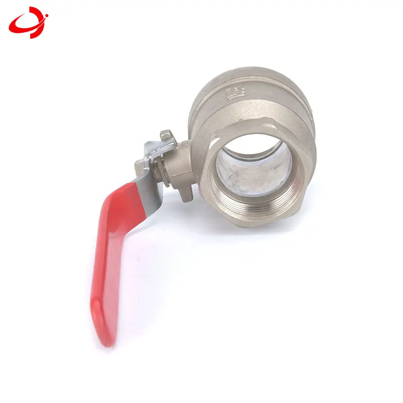 Hot Cold Brass Chrome Plated Ball Valve Large Flow for Kitchen & Bathroom Manual Power Water & Oil Media OEM Customizable