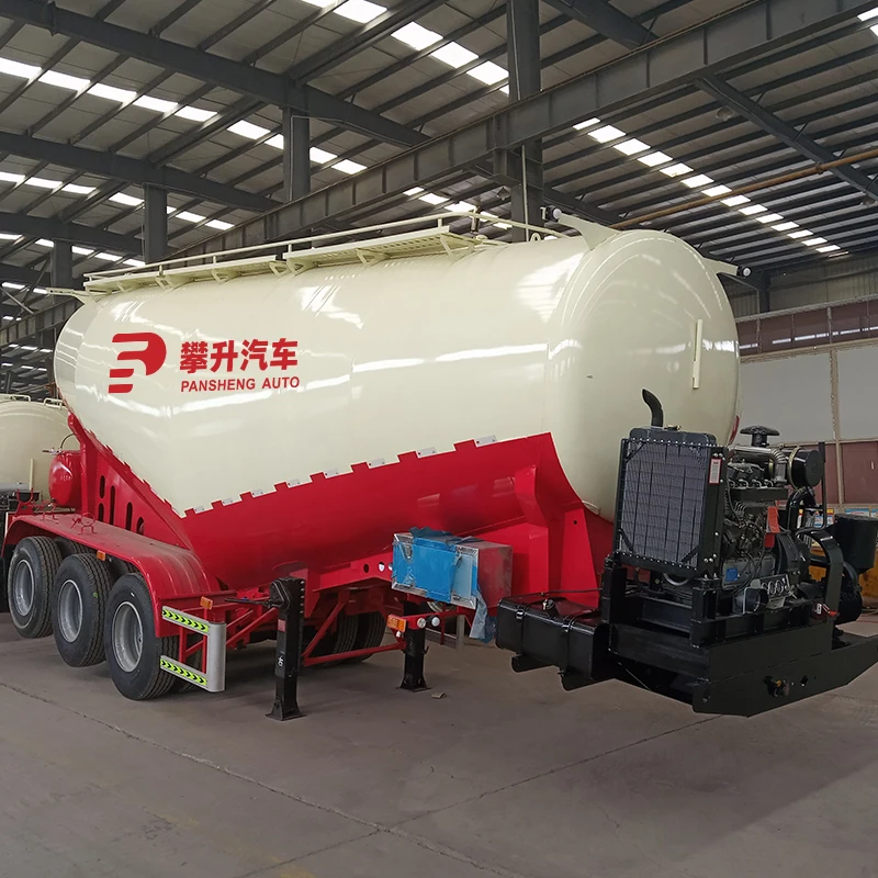  Высокое качество порошка и сухой bulkcement танкер для перевозки бензина полуприцеп