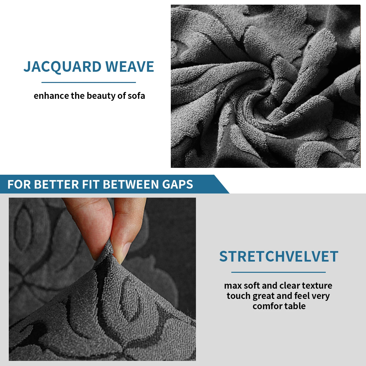 IDO 2023 New All-inclusive Living Room Easy Fitted Spandex Fabric Jacquard Cover