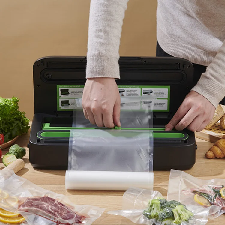 Strong Suction Vacuum Sealer Packing Machine Automatic Home Use Food Vaccum Sealer Kitchen Packer