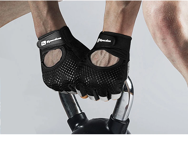 A0042 Men Women Summer Breathable Antiskid Sports Mittens Half Finger Fitness Gloves For Outdoor Cycling Skate Gym Running