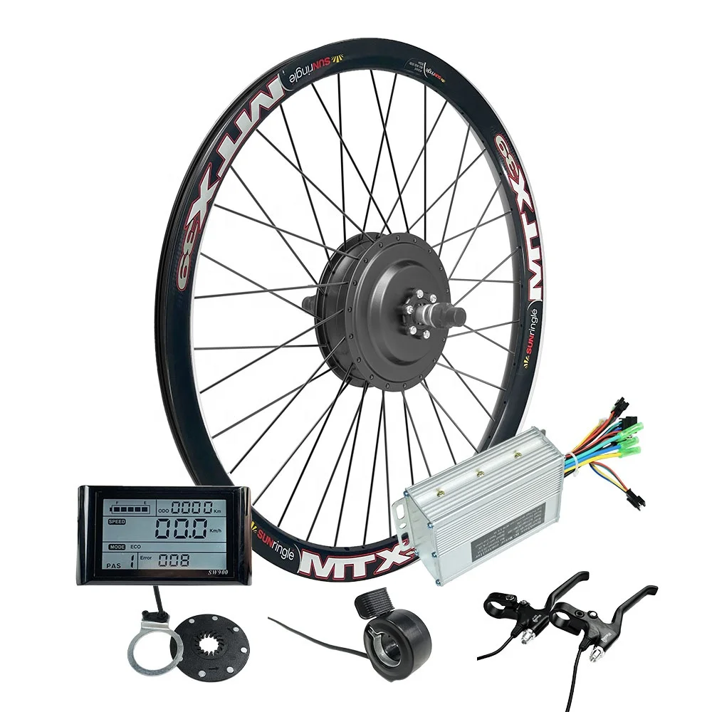 off road electric mountain e-bike hub motor e bike mtx 500w 27.5 ebike conversion kit with battery optional