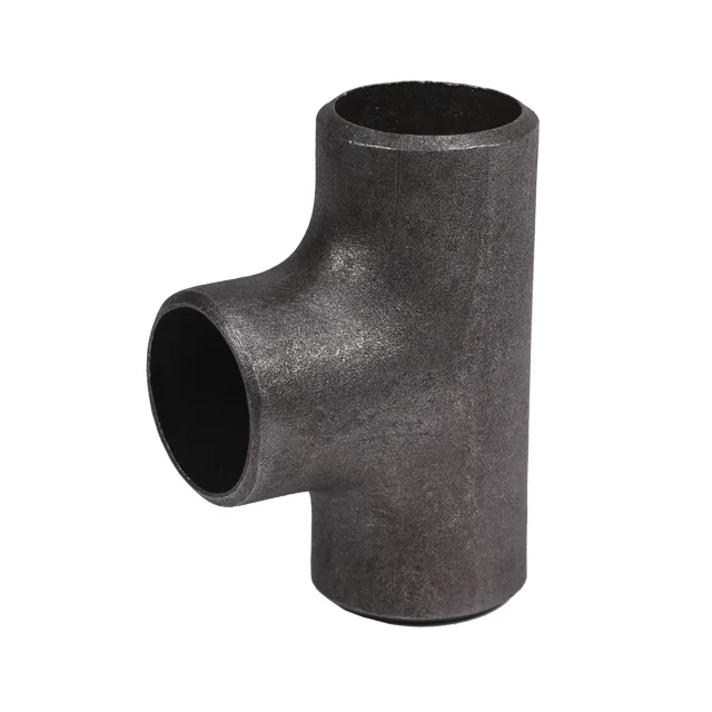 LEYON Pipe Fitting Fire Fighting Pipes Fire Protection System Fire Sprinkler System Butt Weld ASTM DIN Black Carbon Steel Pipe Fittings Tee