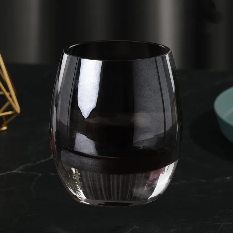 Hot selling Promotional mercury heat resistant glass candle holder,candlestick,candle stick holder for home decor